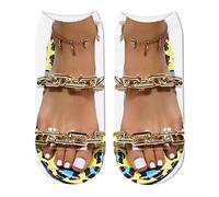 Chanpning Chaussettes pour femme - Motif 3D - Manucure - Imprimé - Tongs - Chaussettes de course cachées amusantes - Chaussettes de course à pied personnalisées pour femme - Respirant - Chaussettes