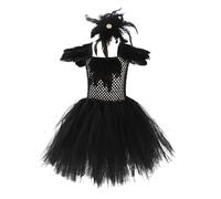 Chanpning Déguisement Diablesse Fille, Halloween Costume Diable Enfant,Costume d'Halloween pour fille,Deguisement d'Halloween pour enfants pour Carnaval Fête