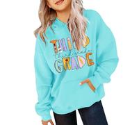 Chanpning Sweat À Capuche Enfant Sweatshirt Automne Hiver Manche Longue Sweat-Shirt Lettres imprimé Mignon Décontracté Vêtement pour Enfants Tendance Ample Hoodie Pas Cher Haut Ado Fille