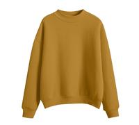 Chanpning Sweat Femme sans Capuche Couleur Unie Pullover Femme sans Capuche Sweat Shirt Pull Femme Chic Et élégant Hiver Chaud Pas Cher Sweat Automne et Hiver Manche Longue Pullover Tops