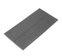 Chans Tapis de massage 4,9 Ag, tapis à aiguilles, élastique, pour acupuncture et massage, tapis de hérisson, appareil de massage bien-être pour le dos, la nuque, tapis de relaxation (noir)