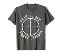 Chanson en Forme de Croix « This is My Peace Symbol Hunting » T-Shirt