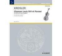Chanson Louis XIII et Pavane: im Stile von Louis Couperin. cello and piano.