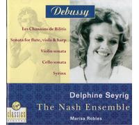 Chansons De Bilitis, Sonate Pour Violon Et Piano, Pour Violoncelle, Syrinx Seyrig, Diseuse