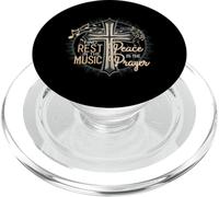 Chansons de prière Jésus Christ Musique Religieuse Louange Dieu PopSockets PopGrip pour MagSafe