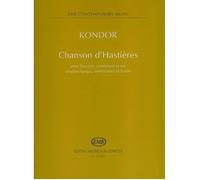 Chansons D'hastieres Pour Soprano, Cymbalum Et Cor / Recueil