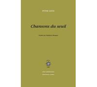 Chansons du seuil - Peter Gizzi - Corti - broché - Poésie