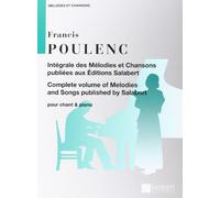 Chansons et mélodies (intégrales) - Cht/Po