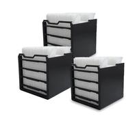 Chansunokku Lot de 30 feuilles de papier filtrant pour Arctic-Air Personal Space Cooler, mini filtre de refroidisseur d'air pour Arctic USB Air Cooler, filtre de refroidisseur d'air (3 pièces)