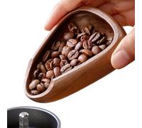 Chansunokku Plateau de dosage de café en bois, tasse de dosage en grains de café, bol de dosage de thé, cuillère à mesurer multifonction pour farine, feuille de thé, grains de café, bonbons, épices