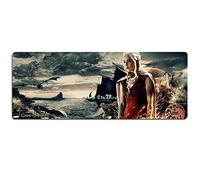 Chant De Glace Et De Feu Tapis De Souris De Jeu De Vitesse |Tapis De Souris XXL | 800 X 300Mm Grand Format |Base De 2Mm D'Épaisseur | Une Précision Et Une Vitesse Parfaites, A