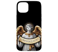Chant de Noël catholique latin Gloria in Excelsis Deo Angel Coque pour iPhone 15 Plus
