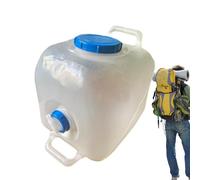 Chant d'eau pliable - Vecteur d'eau de camping sans BPA de 20 litres avec Spigot | Conteneur d'eau portable, Réservoir de stockage de randonnée pour extérieur pour urgence,