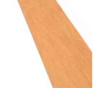 Chant en Bois Rouleaux de placage décoratif en bois massif d'érable teinté (sans tissu non tissé) L: 2,5 mètres l: 18 cm T: 0,4 mm(Orange)