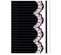 Chantal Thomass : Chemise élastiques 3 Rabats 24x32cm - Design Fleurs