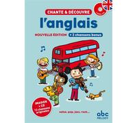 Chante et découvre l'Anglais - Livre + CD Edition bilingue français-anglais Livre avec 1 CD audio - Stéphane Husar - Abc Melody - Livre CD - Méthode de langue CD