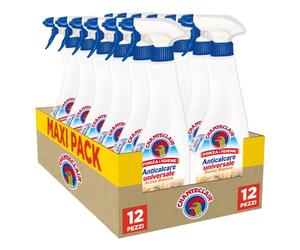 Chanteclair - Anticalcaire universel avec vinaigre blanc, idéal contre le calcaire sur acier, robinets et céramique, force et hygiène - 12 flacons de 625 ml (Choix aléatoire entre nouveau et précédent