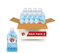 Chanteclair - Assouplissant Linge Concentré Perles de Parfum, Sel de Mer et Fleur de Lotus, Fraîcheur très Longue Durée, Libération Progressive Jusqu'à 100 Jours, 57 lavages - 1140 ml x 8