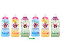 Chanteclair I Assouplissant concentré - 90 lavages, 6 x 1800 ml + porte-clés Beni Culinari gratuit