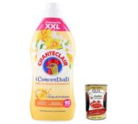 CHANTECLAIR i Concentrati Ammorbidente Sublime Fiori di arancio e Narciso Adoucissant 1800 ml Parfum longue durée 70 lavages + Italian Gourmet Polpa 400 g