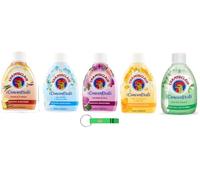Chanteclair I Concentré de parfum de linge - Parfum pour vêtements - 5 parfums différents - Désodorisant pour linge 5 x 220 ml + porte-clés Beni Culinari gratuit