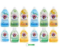 Chanteclair I Paquet de test concentré, 6 adoucissants 1140 ml + 6 parfums de linge 220 ml / 3 parfums différents + porte-clés Beni Culinari gratuit