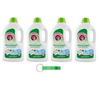 Chanteclair Lavatrice Detersivo Liquido Lot de 4 lessives liquides pour machine à laver Formule avec dégraissant 28 lavages 1260 ml + porte-clés Beni Culinari