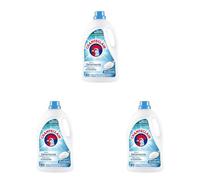 Chanteclair - Lessive Liquide Concentrées Bicarbonate, Spécialement Conçue pour le Linge Blanc, Ultra Détachantes et Efficaces aussi à Froid, 40 lavages - 1800 ml (Lot de 3)