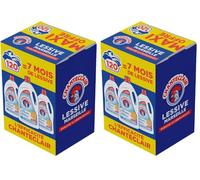 Chanteclair - Lessive Liquide Concentrées Marseille, Enrichie au Dégraissant, Ultra Détachantes et Efficaces aussi à Froid, 40 lavages - 1800 ml x 3 (Lot de 2)