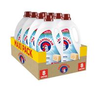 Chanteclair - Lessive Liquide Concentrées Marseille, Enrichie au Dégraissant, Ultra Détachantes et Efficaces aussi à Froid, 40 lavages - 8x 1800 ml