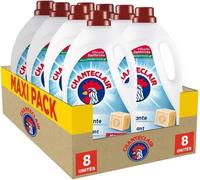 Chanteclair - Lessive Liquide Concentrées Marseille, Ultra Détachantes et Efficaces aussi à Froid, 40 lavages - 8x 1800 ml