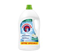 CHANTECLAIR Lessive liquide ultra détachante et enrichie au dégraissant Musc blanc - 3,6 L / 80 lavages