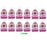 Chanteclair Lot de 12 parfums de linge concentrés - Parfum pour vêtements - Orchidée et figue - 220 ml + porte-clés Beni Culinari