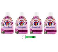 Chanteclair Lot de 4 parfums concentrés pour linge Parfum orchidée et figue 220 ml + porte-clés Beni Culinari