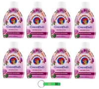 Chanteclair Lot de 8 parfums concentrés pour linge Parfum orchidée et figue 220 ml + porte-clés gratuit Beni Culinari