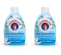 Chanteclair - Parfum de Linge Sel de Mer et Fleur de Lotus, Intense et Persistant, 22 Doses, 220.00 ml (Lot de 2)