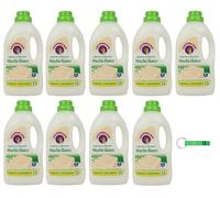 Chanteclair Sapone da Bucato Lot de 9 savons à lessive Musc blanc Idéal pour le nettoyage en douceur des tissus 27 lavages 1500 ml + porte-clés Beni Culinari