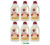 Chanteclair Sapone da Bucato Marsiglia Lot de 6 savons à lessive de Marseille Idéal pour le nettoyage en douceur des tissus 27 lavages 1500 ml + porte-clés Beni Culinari