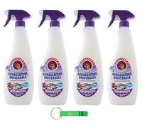 Chanteclair Sgrassatore Lavanda Lot de 4 dégraissants à la lavande 600 ml en spray + porte-clés Beni Culinari gratuit