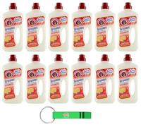 Chanteclair Sgrassatore Pavimenti Marsiglia e Citron Lot de 12 dégraissants pour sols Marseille et citron 750 ml + porte-clés Beni Culinari