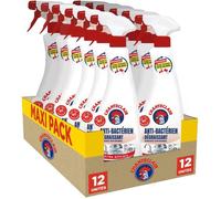 Chanteclair-Spray Dégraissant Antibactérien,Idéaux sur Tout,Efficaces Partout,Fonctionne Tête en Bas-12x 600 ml
