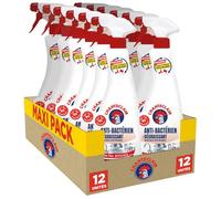 Chanteclair - Spray Dégraissant Antibactérien, Idéaux sur Tout, Efficaces Partout, Fonctionne Tête en Bas - 12x 600 ml