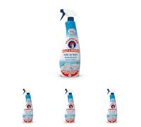 Chanteclair - Spray Salle de Bain, Anticalcaire, Propreté et Brillance, Nettoie et Désincruste en Profondeur - 625 ml (Lot de 4)