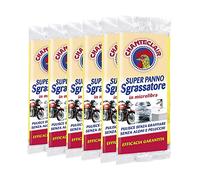 CHANTECLAIR - Super Chiffon dégraissant en Microfibre, nettoie sans Rayures, zéro Halos et Peluches - Lot de 6 Chiffons