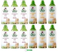 CHANTECLAIR VERT Capi Delicati Bebè Lot de lessive liquide pour enfant Amande/Talc - Lessive hygiénique pour vêtements délicats - 12 x 750 ml