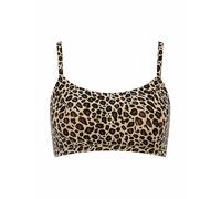 Chantelle SOFTSTRETCH UW SG sans A. Padded Bralette Soutien-Gorge, Opaque, Leopard Nude, XL/2XL Femme