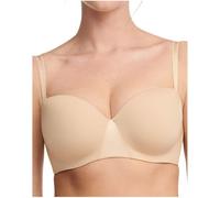 Chantelle ESSENTIALL CO SG Coque Bandeau Soutien-Gorge à Couverture complète, Opaque, Beige Dore, 90B Femme