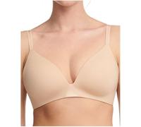 Chantelle ESSENTIALL CO SG sans A Coque Triangle T-Shirt-Soutien-Gorge, Beige doré, S Femme