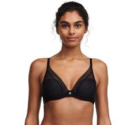 Chantelle Festivite CO SG Coque PLONG. Soutien-Gorge de T-Shirt, Opaque, Noir, 80D Femme