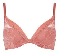 Chantelle Midnight Flowers - Plunge T-shirt Bra Peach Delight Taille: F65 | Soutiens-gorge Outlet | Femme | Orange